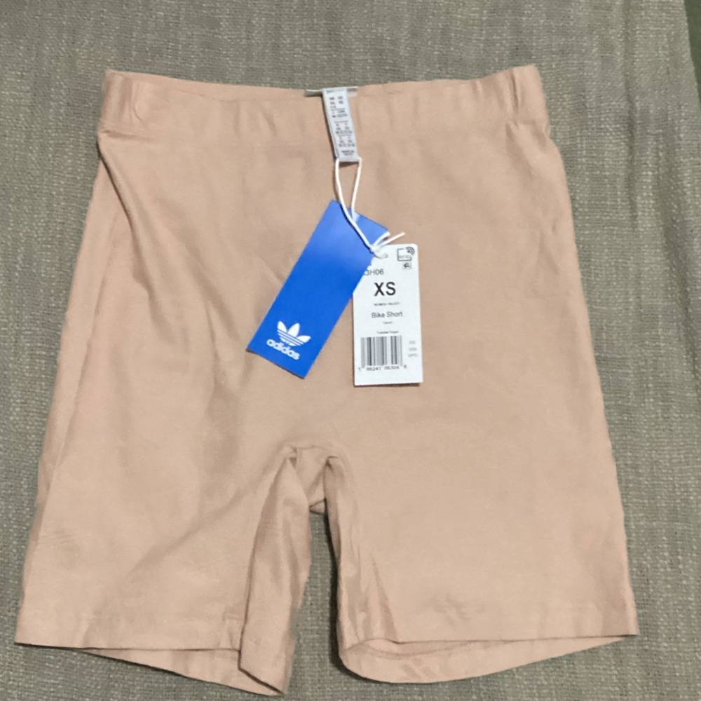 NWT Adidas Beige Bike Shorts size XS
